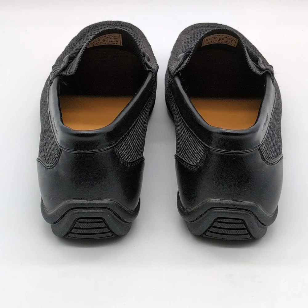 Aston Marc Shoes Mens Walk 02 Black 9.5‎ Driving Loafers Breathable Comfort NEW